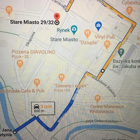 Apartament Fontanna Stare Miasto * אולז'טין